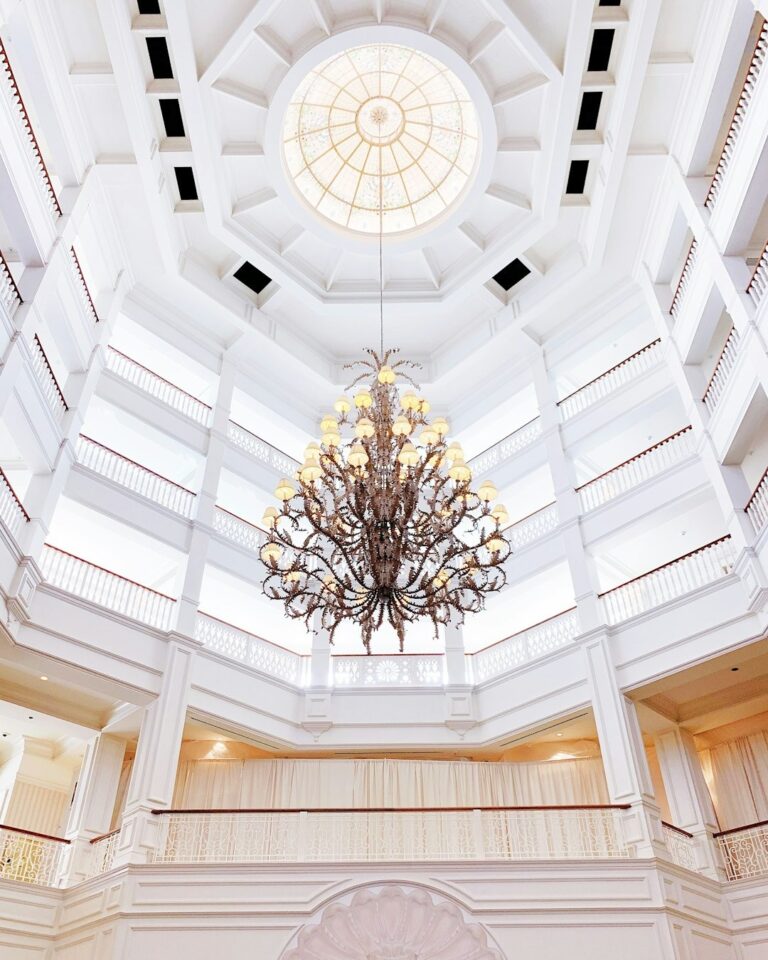 Disney World on-site vs off-site hotel comparison - Lobby of Disney's Grand Floridian Resort