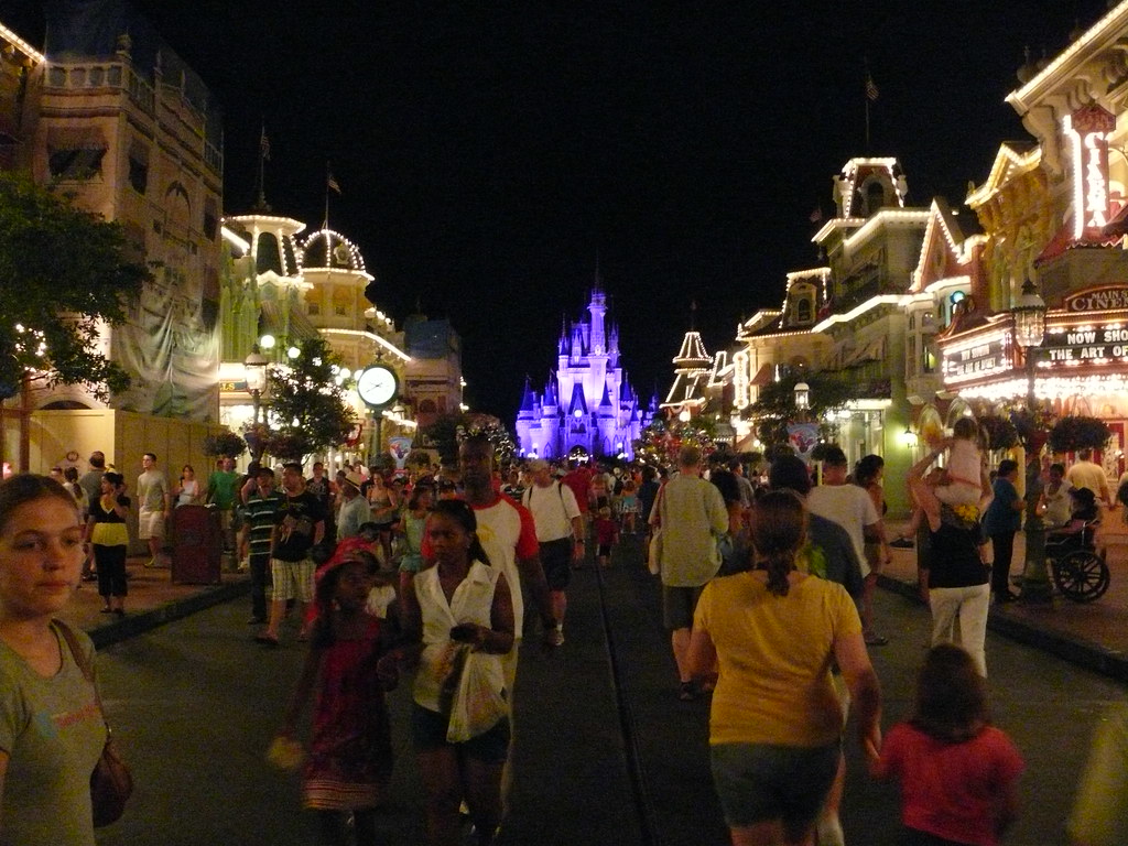 Magic Kingdom at Night
