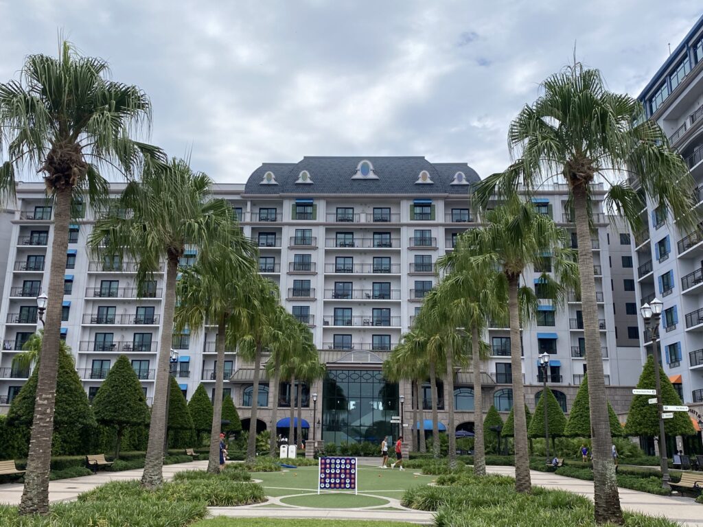 Exterior of Disney's Riviera Resort - Is a Deluxe Resort Worth it?