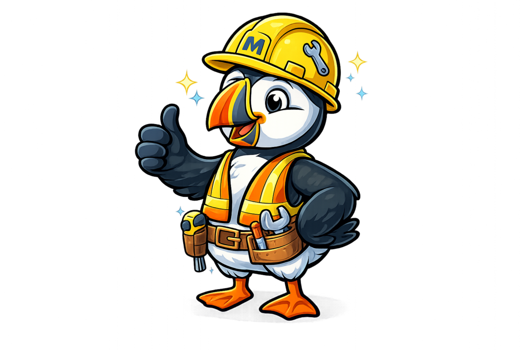 Puffin Mascot of MagicalBlueprint.com - Disney World Trip Planning Website