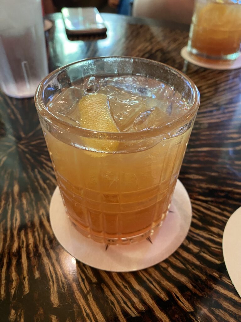 Tempting Tigress cocktail at Nomad Lounge