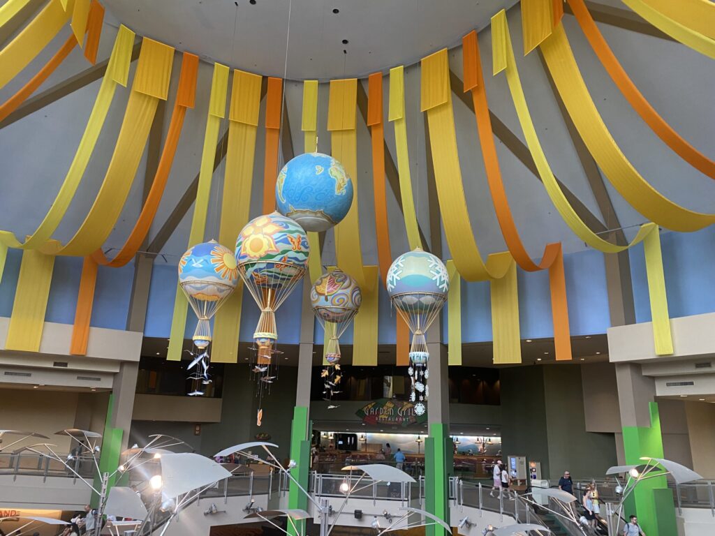 Interior of the Land pavilion at Epcot - one of the best places on a rainy day at Epcot