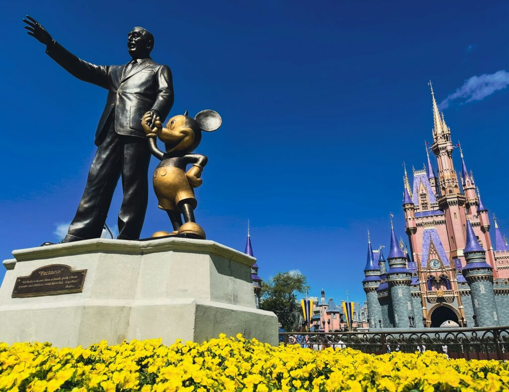 Partners Statue at Magic Kingdom in Walt Disney World - How Many Days at Disney World?