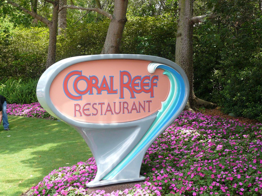 Coral Reef Sign in Epcot