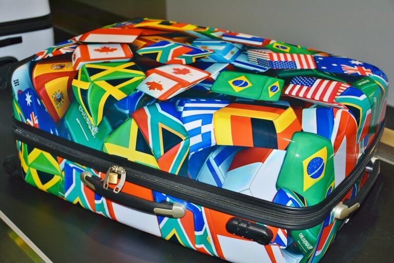 Suitcase full of Disney World packing items
