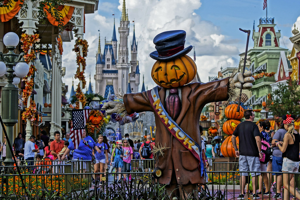 Citizens of Main Street Scarecrows at Magic Kingdom