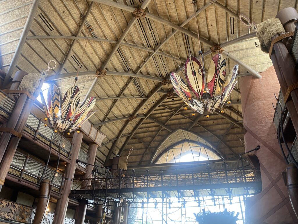 Animal Kingdom Lodge Lobby Ceiling - Animal Kingdom Lodge dining
