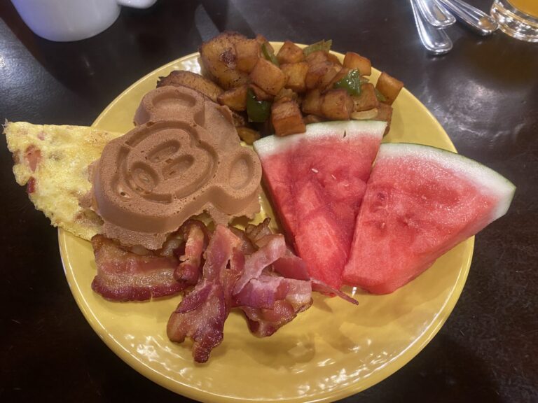 Plate of food at Boma