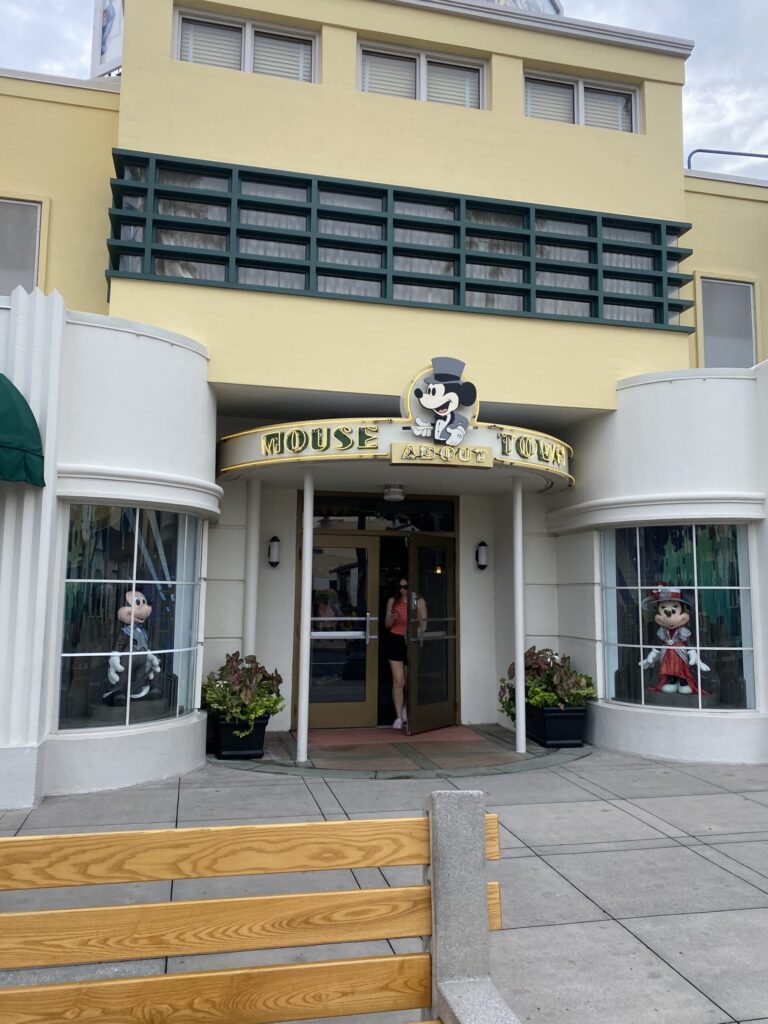 Mouse About Town gift shop on Sunset Boulevard at Disney's Hollywood Studios