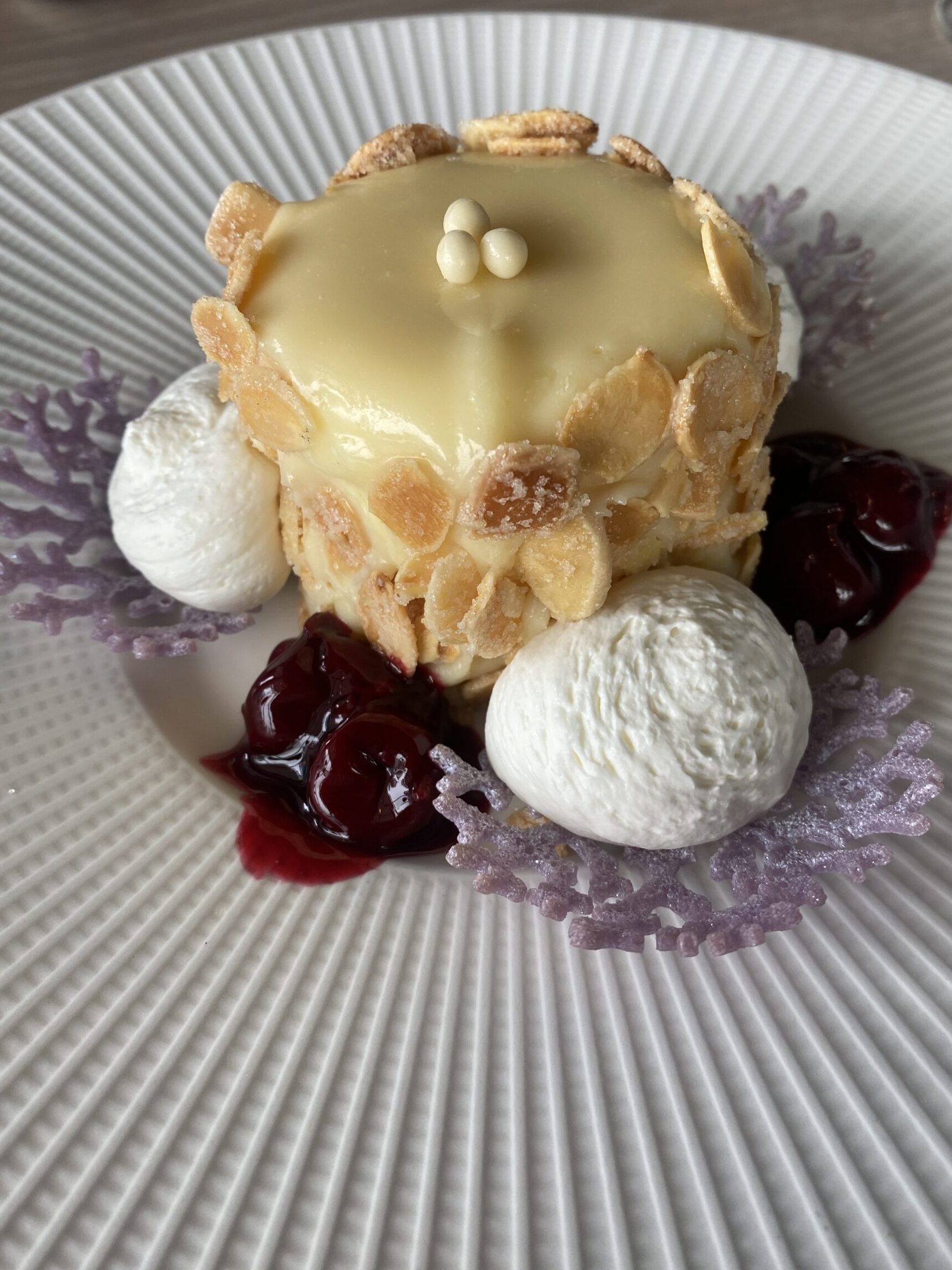 Almond-Crusted Cheesecake at Narcoossee's