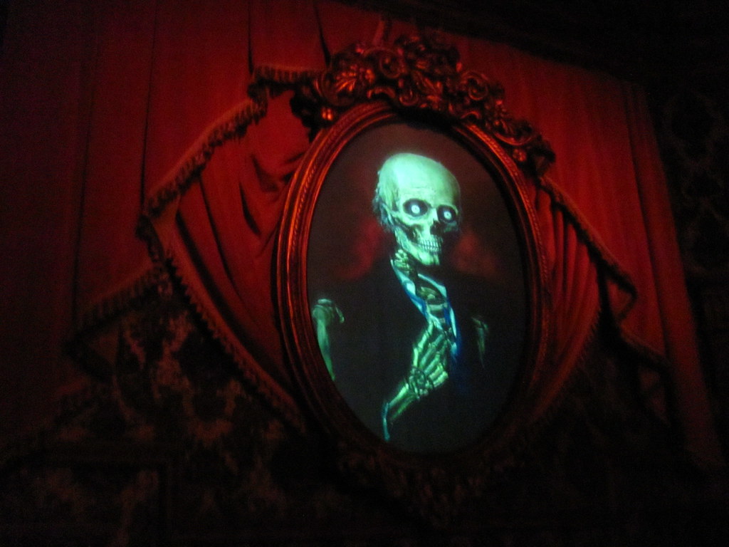 Haunted Mansion foyer