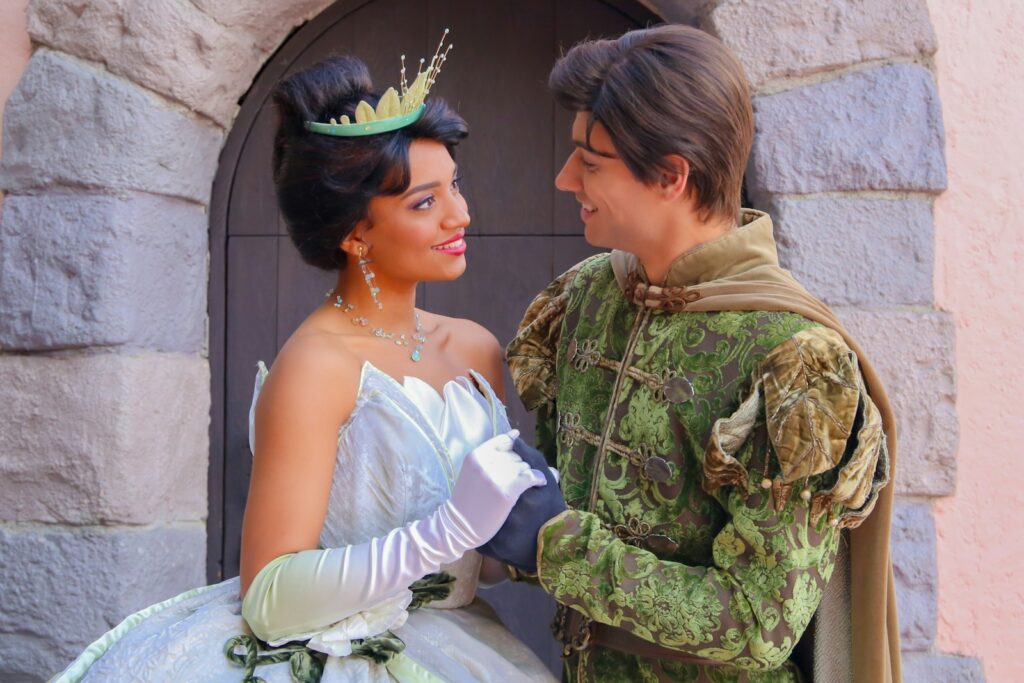 Princess Tiana and Prince Naveen